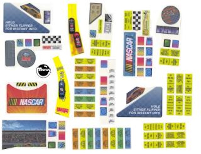 NASCAR (Stern) Decal set playfield