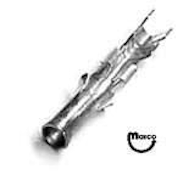 Crimp terminal .093 inch female round 02-09-1119