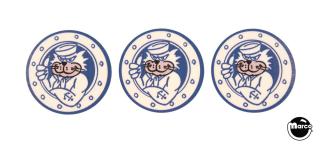 TORPEDO ALLEY (Data East) Decal set pop bumper cap