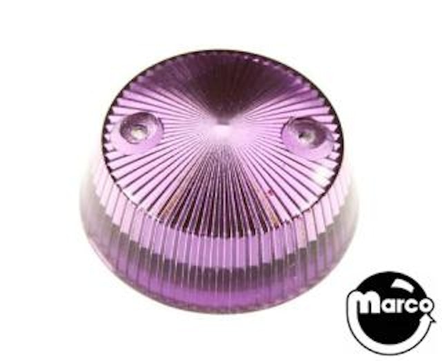 Pop bumper cap - deep violet trans.