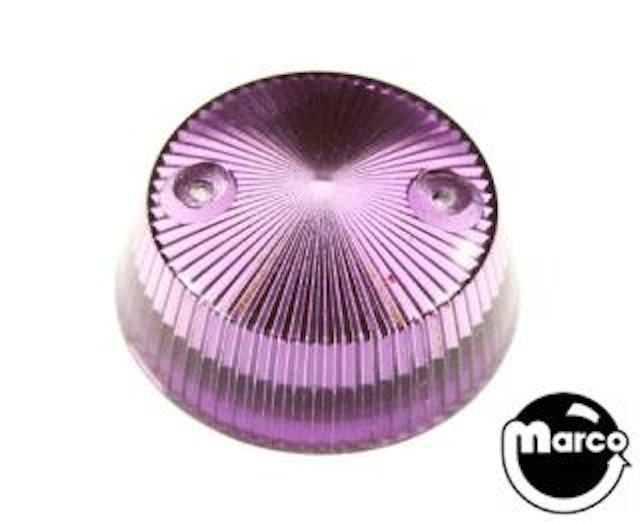Pop bumper cap - deep violet trans.
