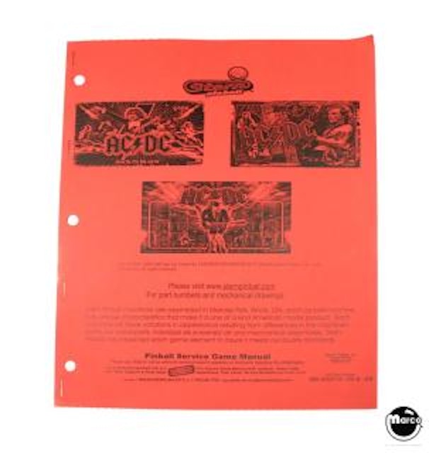 AC/DC PREMIUM LE (Stern) Manual