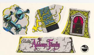 ADDAMS FAMILY (Bally) Cloud dome decal set
