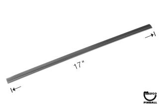 Trim side channel - 17 inch glass edge