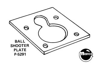 Plate - ball shooter mounting