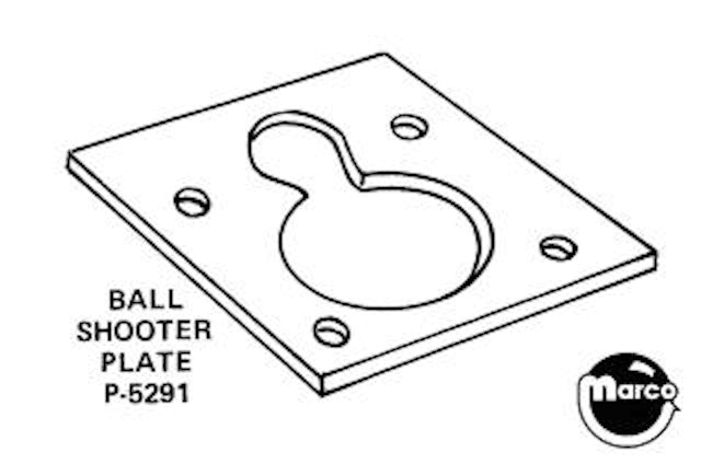 Plate - ball shooter mounting