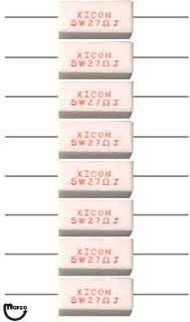 Resistor kit Williams System 3-7