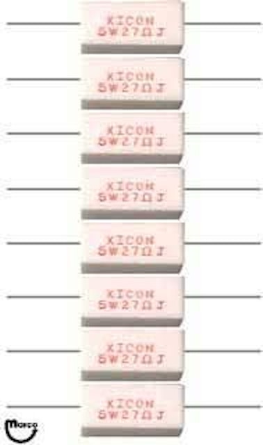 Resistor kit Williams System 3-7