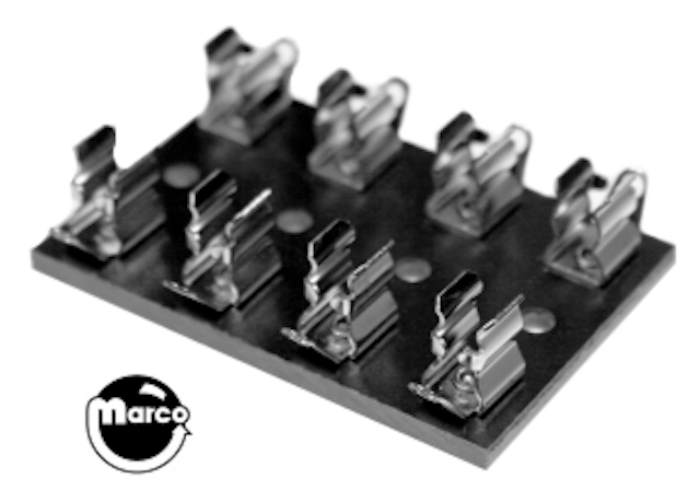 Surface mount fuse holder - quad solder terminal