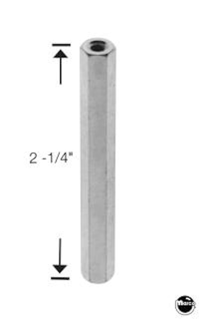Hex spacer 1/4 f-f 6-32 x 2-1/4 inch