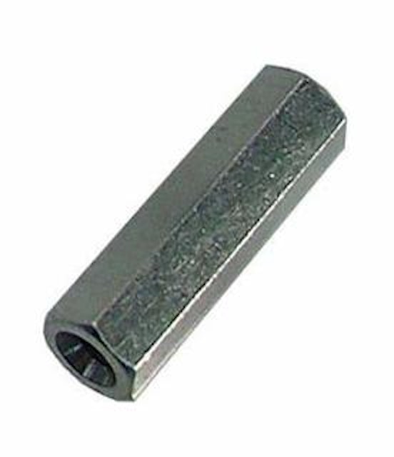 Hex spacer 1/4 f-f 6-32 x 5/8 inch