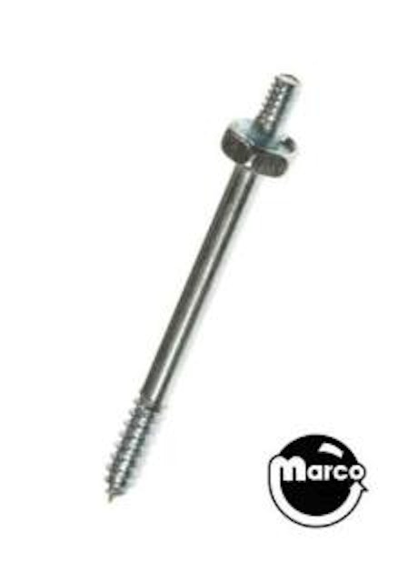 Post stud #8 x 2-1/16 inch wood screw 6-32 top