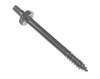 Post stud #8 x 1-1/2 inch wood screw 6-32 top