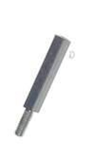 Post M-F 8-32 x 1.13" zinc 1/4" hex