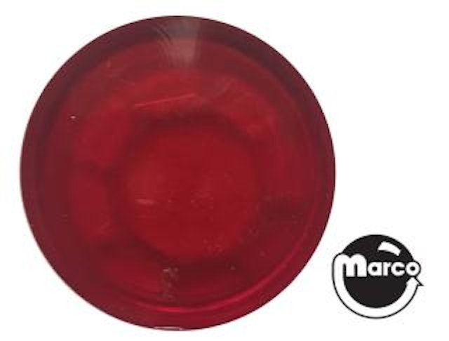 Insert - circle 1 inch red transparent