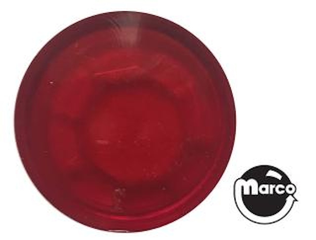 Insert - circle 1 inch red transparent