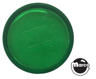 Insert - circle 1 inch green transparent