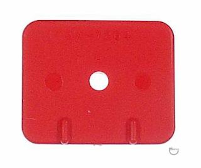Target face - rectangle red 3A-7264