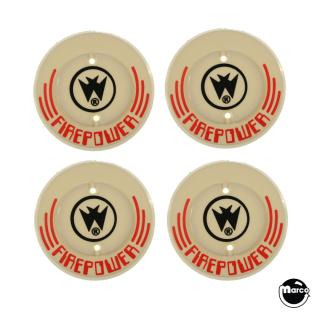 FIREPOWER (Williams) Pop bumper cap set  PCS1254