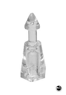 Minipost - plastic clear 1 inch tall