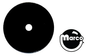 Target face round black