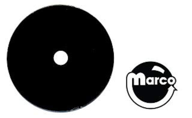 Target face round black