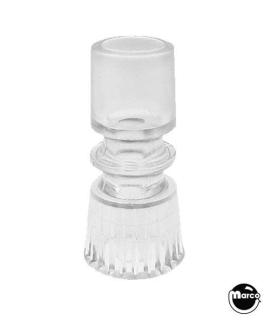 Post - plastic double star clear- 1-1/2 inch