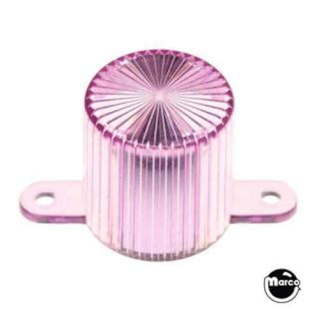 Dome with screw tabs - violet