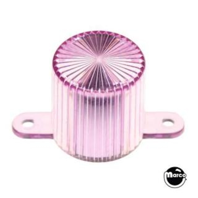 Dome with screw tabs - violet