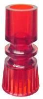 Post - plastic double star red - 1-1/2 inch