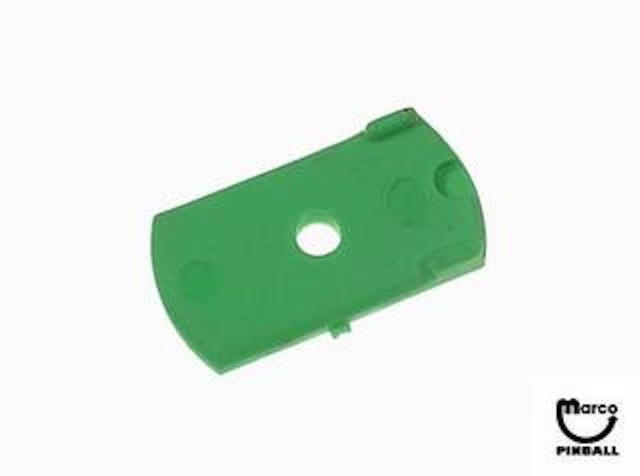 Target face oblong green opaque