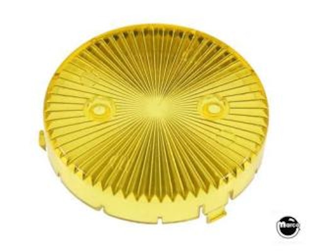 Pop bumper cap snap on yellow