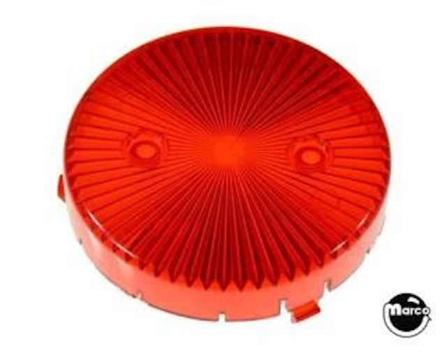 Pop bumper cap snap on red C-1014-1