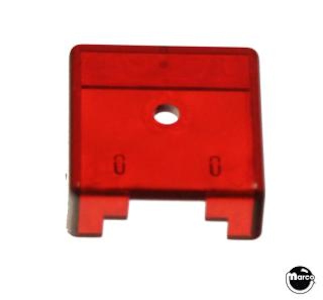 Target face - 3D square red transparent