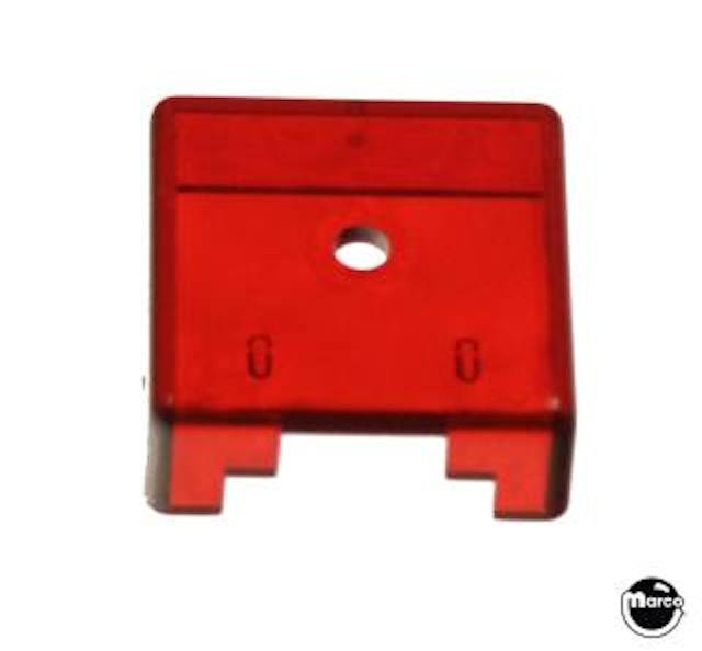 Target face - 3D square red transparent