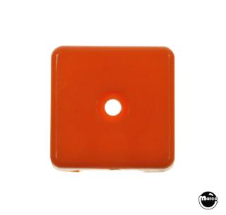 Target face - 3D square orange translucent