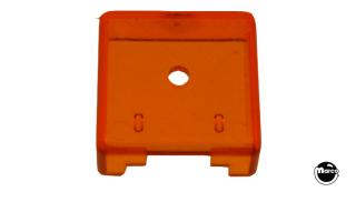 Target face - 3D square orange transparent