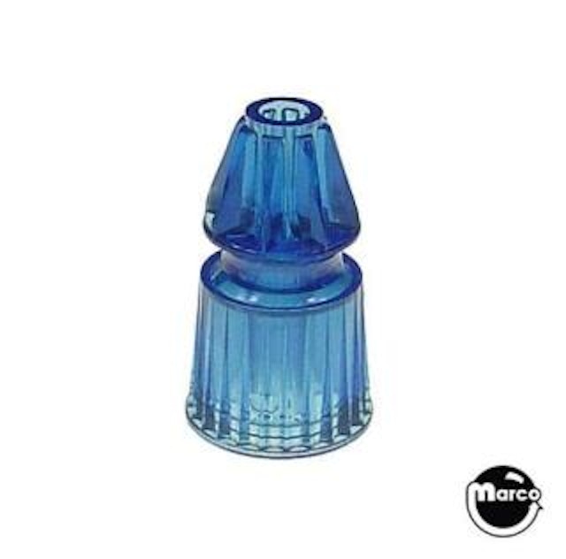 Post #8 x 1-3/16 inch star blue transparent
