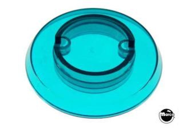 Pop bumper raised center cap - teal USE 03-8254-25