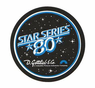 Coin door decal Gottlieb "Star 80"