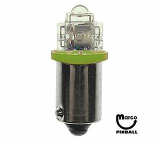 LED lamp #44 base green 4+1 tower