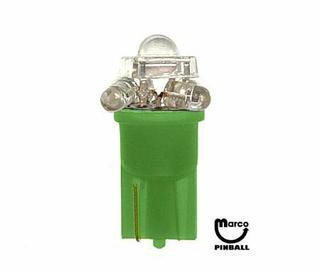 LED lamp #555 base green 4+1 tower