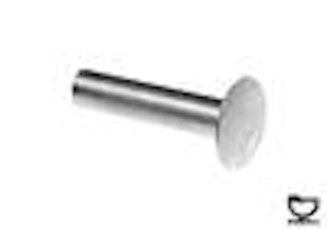 Rivet - 1/8 x 9/16 inch nickel