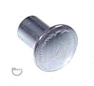 Rivet -0.122 inch x 0.218 inch 0.187 inch - steel zinc