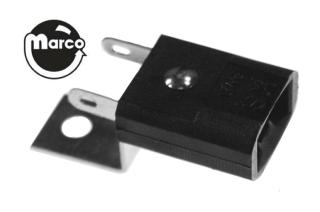 Lamp socket - wedge base
