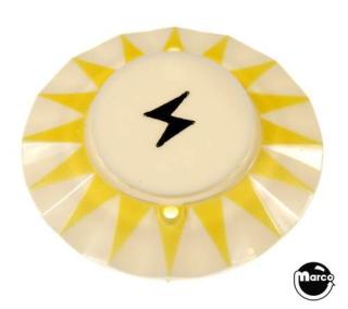 Pop bumper cap Stern 'S' logo early Y/R