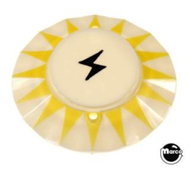 Pop bumper cap Stern 'S' logo early Y/R