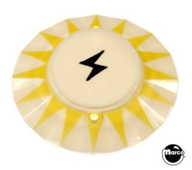Pop bumper cap Stern 'S' logo early Y/R
