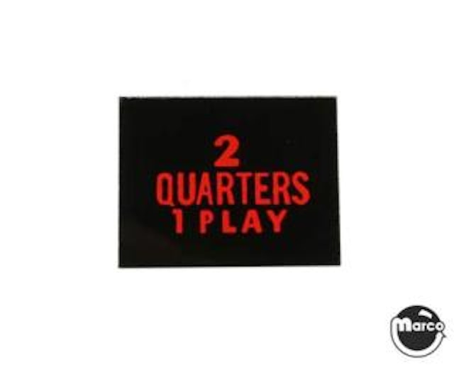 Price plate CCM/Stern 2 Quarter 1 Play