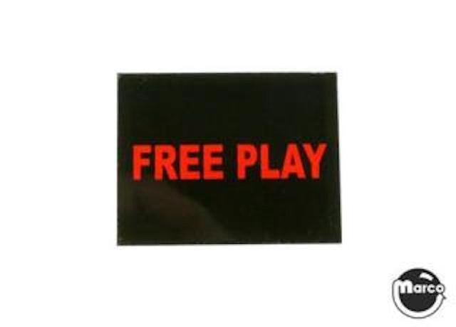 Price plate CCM/Stern Free Play red